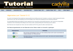 cadvilla Tutorial - Lernsoftware