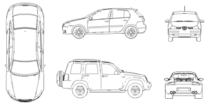 Extended catalog - 2D Cars