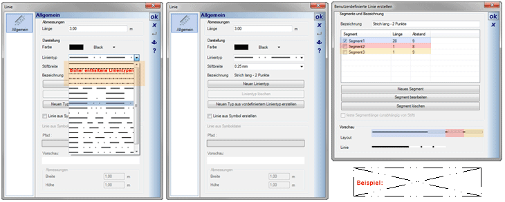 2D lines through parameter