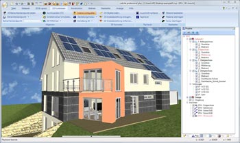 Visualisierung eines Hauses in 3D