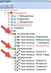 Ansichten gruppieren