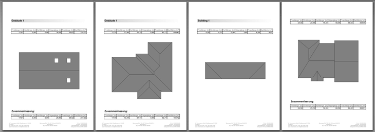 Roof areas