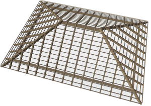 Rastrel de tejado 3D