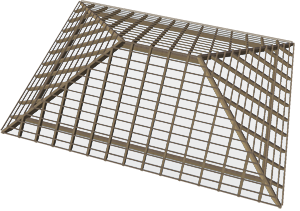 3D roofing battens