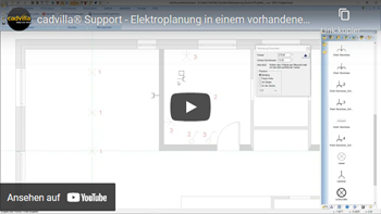 Plan für Elektroinstallation zeichnen