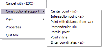 Opões de entrada e meios auxiliares de construção