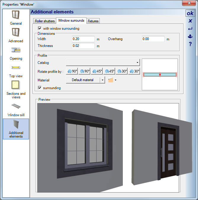 Window surrounds