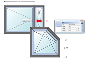 Fensterkonstruktion Parameter