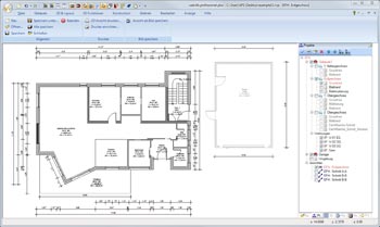 Draw floor plan with floorplanner