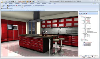 Küche einrichten in 3D