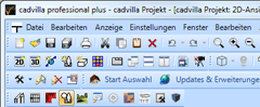 Toolbar Oberfläche