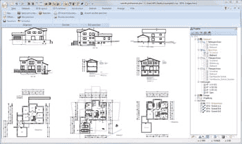 Plan layout for building application