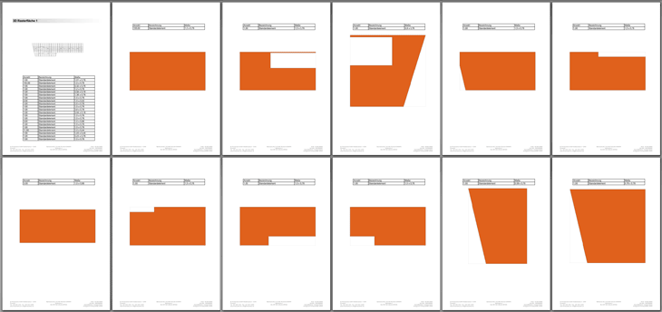 3D raster elements as a list