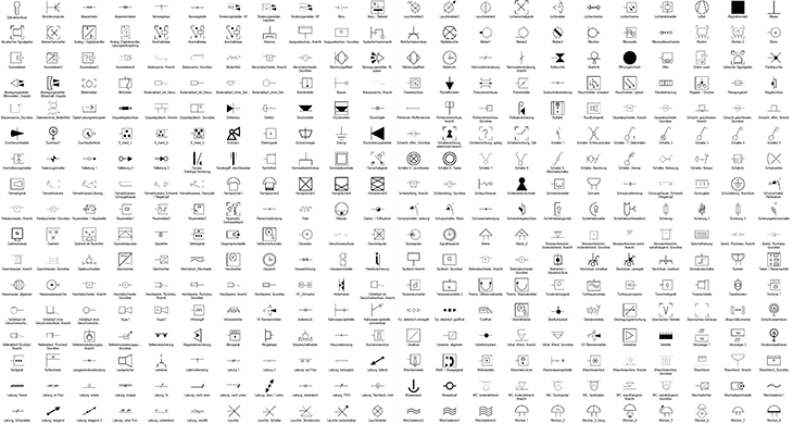2D graphic symbols